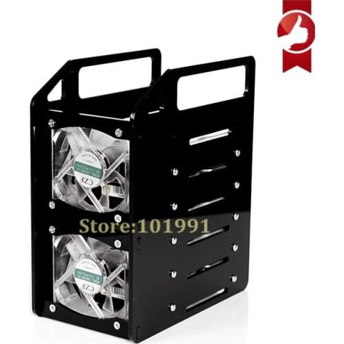 NEW ARRIVALS Transparent hard disk extension rack--3.5inch Desktop Computer external hard drives HDD hard disk drives Cage