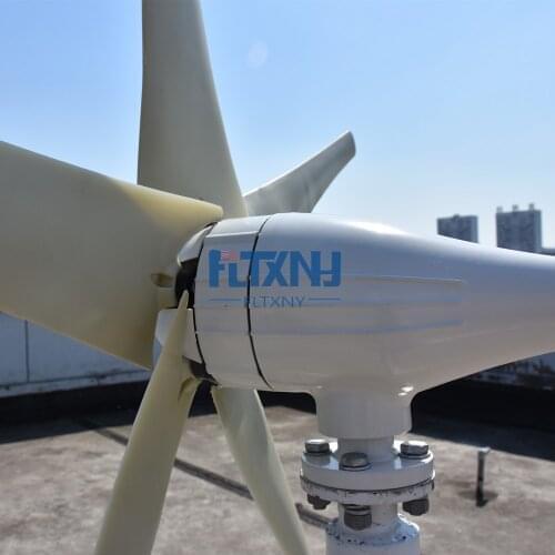 600w wind turbine 12v 24v 48v horizontal axies wind generator with MPPT controller for home use