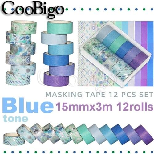 1Set Foil Silver Washi Tape Kawaii Adhesive Tape Decorative Masking Tape Colorful for Card DIY Craft Diary Gift Scrapbooking