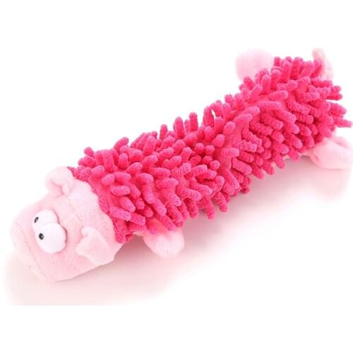 1Pcs Plush Pet Dog Toy Chew Squeak Toys For Dogs Supplies Fit For All Puppy Pet Sound Toy Cute Frog Pig Plush Toys For Cat Pets