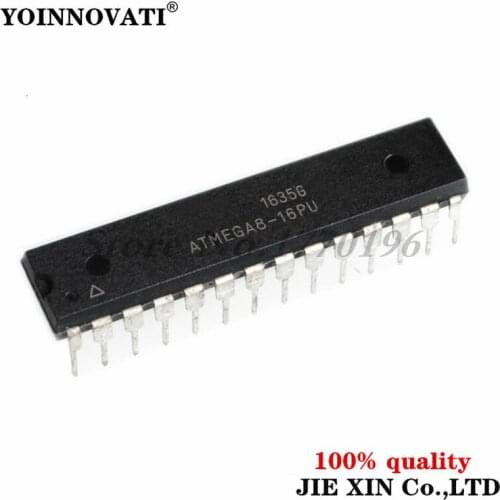100pcs ATMEGA8 ATMEGA8-16 ATMEGA8-16PU 28DIP