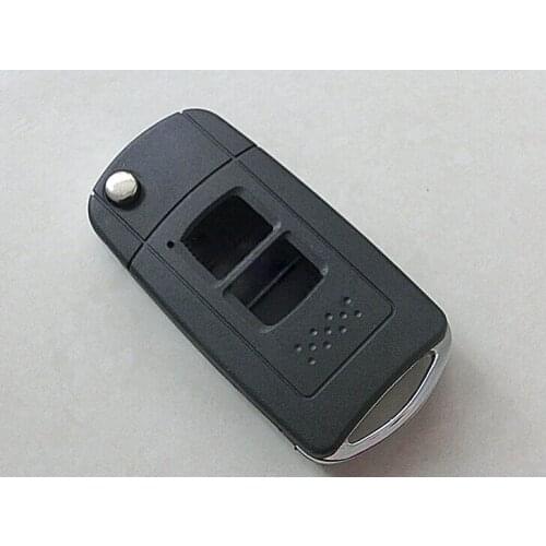 2 Buttons Modified Flip Folding Remote Key Shell Case For Toyota Camry Prado New Vios Highlander Yaris Fob Key Cover 2PCS/lot