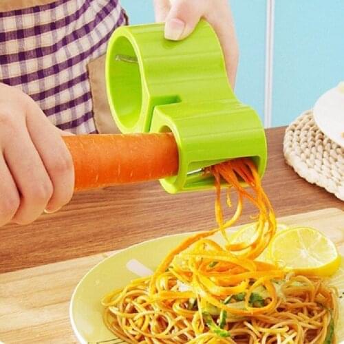 2 Blades Vegetable Spiral Slicer Vegetable Peeler Cutter Cucumber Carrot Veggie Julienne Tool Fruit Slicing Tools
