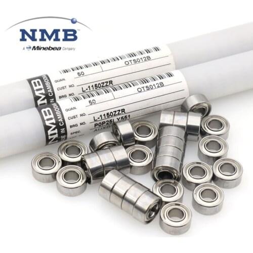 50pcs original NMB Minebea high speed bearing L-1170ZZ MR117ZZ 7x11x3 mm ABEC-5 miniature deep groove ball bearings 7*11*3