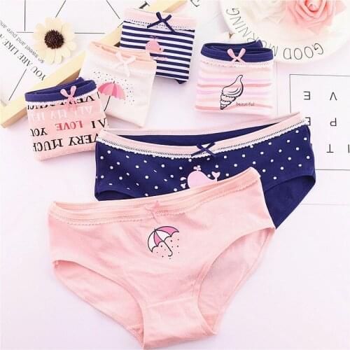 6pcs Free Shipping Hot Young Girl Sexy Cotton Women Underwear Cartoon Letters Tanga Bragas Briefs Womens Panties Briefs