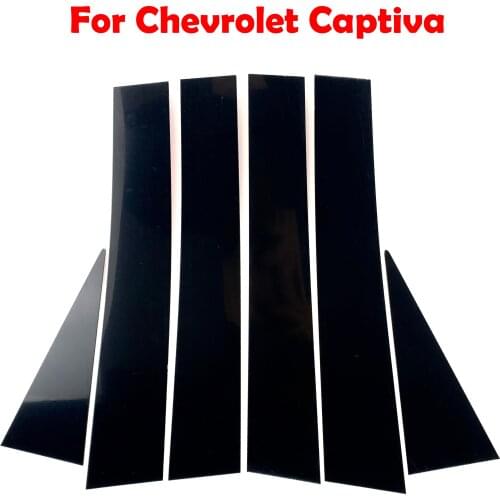 Car-styling Accessories Mirror Reflection Panel BC Column rear Triangle decorative sticker For Chevrolet Captiva 2008-2018
