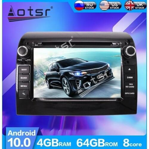 AOTSR Android 10.0 IPS DSP GPS Navigation PX6 4+64GB Car Radio Player For Fiat Ducato 2011-2015 Multimedia Player Head Unit
