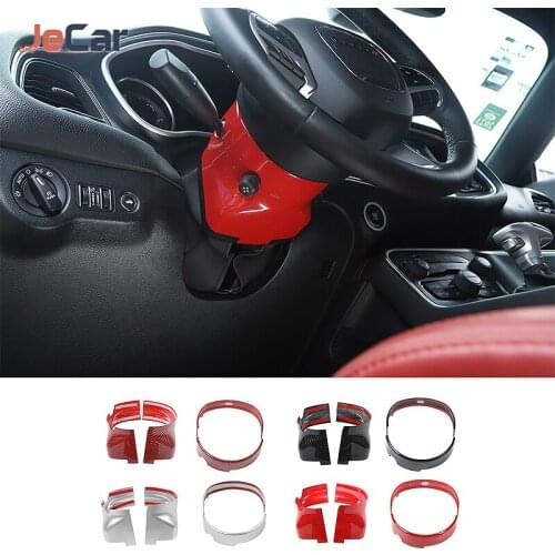 ABS Steering Wheel Base Bottom Decoration For Dodge Challenger Charger 300C Durango 2011 up Car Accessories