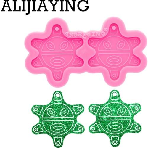DY0787 Glossy INDIAN SUN Resin Earring Mold , Epoxy Resin Molds, Silicone Mold To Make Crafts with Epoxy