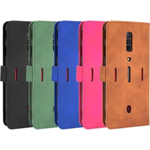 Flip Leather Case For ZTE nubia Red Magic 6 Pro Case Wallet Book Cover For ZTE nubia Red Magic 6 Cover Magnetic Phone Bag