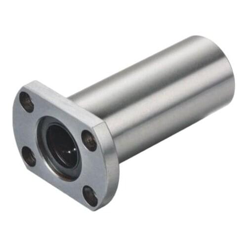 LMH8LUU Two Side Cut Linear Bearing 8*15*45 mm ( 2 Pcs ) Oval Flange Mounted Linear Bearings LMH8 LUU