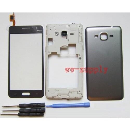 For Samsung Galaxy Grand Prime SM-G531H G531H/DS Housing Front Chassis Frame+Battery Cover+Touch Screen Digitizer Sensor +Kits