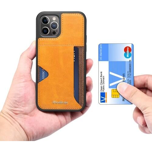 Anti-knock Card Slot Back Cover for Iphone 12 Pro Max Mini Drop Protection Premium Quality Fitted Case Coque