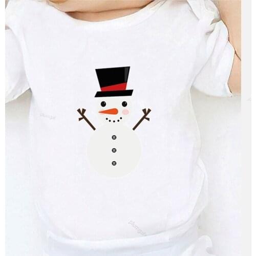 Long Sleeve Christmas Costume Kids Baby Clothe Winter Boy Infant Romper for Babies Cotton Newborn Girl Outfit Printing