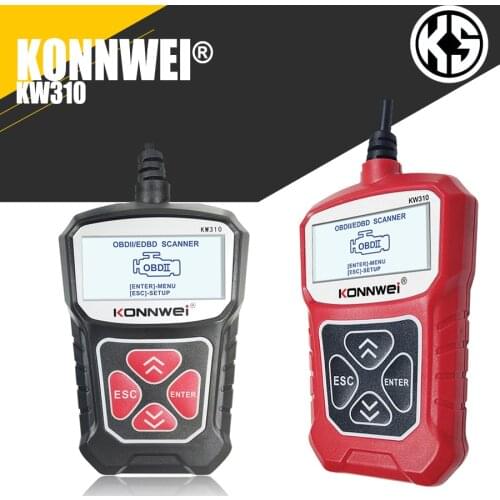 KONNWEI KW310 OBD2 Scanner for Auto OBD 2 Car Scanner Diagnostic Tool Automotive Scanner Car Tools Russian Language PK Elm327