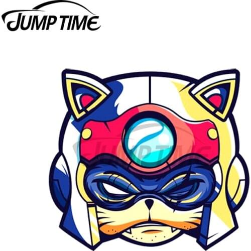 Jump Time 13 x13cm For Samurai Pizza Cat Speedy Car Stickers and Decals Anime Waterproof Custom Printing 3D Vinyl Material Decor