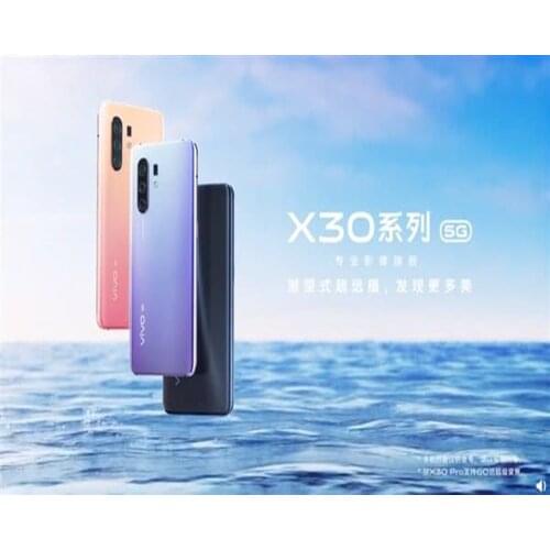 New Original Vivo X30 Pro 5G SmartPhone 6.89" Exynos 980 Octa Core 12G RAM 256G ROM Android 9.0 64.0MP 90HZ 44W Charger Phone