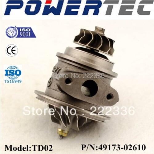 TD025M turbocharger core cartridge 49173-02622 49173-02620 49173-02612 49173-02610 turbo chra for Hyundai Accent 1.5 CRDI 82HP