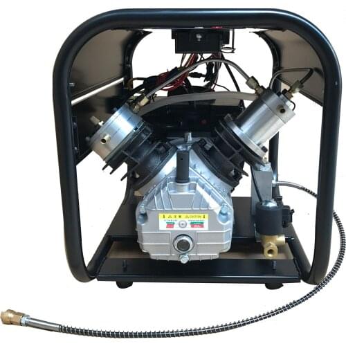 4500PSI 300Bar Pcp Air Compressor Double Cylinder Set pressure Auto Stop and Auto Purge for Pneumatic Rifle Gas Tank Filling