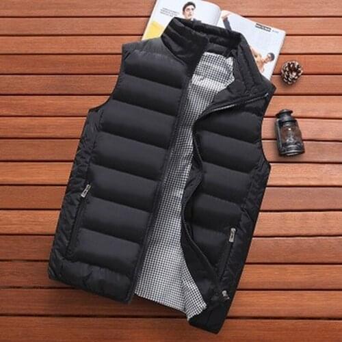 Clothing Vest Jacket Mens New Autumn Warm Sleeveless Jacket Male Winter Casual Waistcoat Men Vest Plus Size Veste Homme