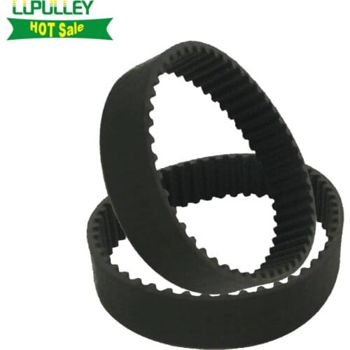 LUPULLEY HTD3M Timing Pulley Belt 264/267/270/273/276/279/282/285/288/291/294mm Pitch Length 10mm/15mm Width Drive Belt 2PCS