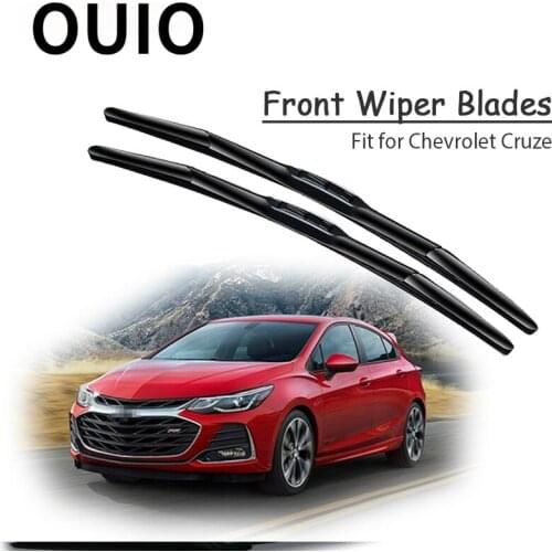 1Set Rubber Car Front Wiper Blade Kit For Chevrolet Cruze 2018 2017 2016-2009 Windscreen Original Wiper Accessories Automobile