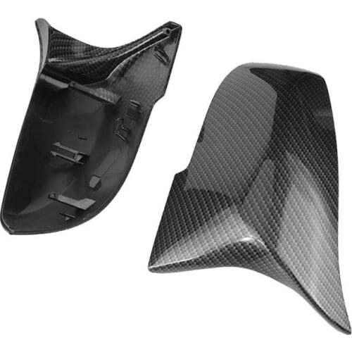 1 Pair Car Gloss Black Rearview Mirror Cover Cap For BMW F20 F21 F22 F30 F32 F36 X1 F87 M3 2012 2013 2014 2015 2016 2017