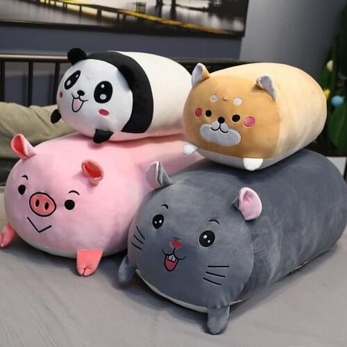 1pc 28CM Cute Corgi Dog Pig Panda Mouse Plush Toys Stuffed Soft Animal Pillow for Children Kids Birthday Christmas Gifts
