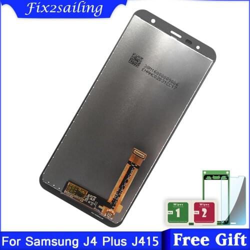 Original 6.0'' LCD For Samsung Galaxy J4+ 2018 J4 Plus J415 J415F J410 LCD Display Touch Screen Digitizer Sensors free shipping