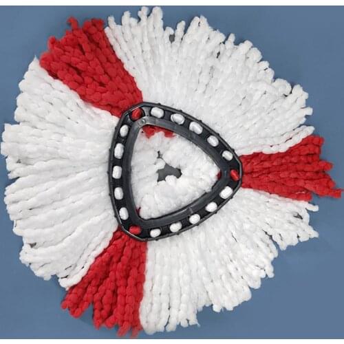 2Pcs Mop Clean Refill Replacement Head for Vileda O-Cedar Triangular Clean Tool Absorbs Toughing Dirt and Grime Easily