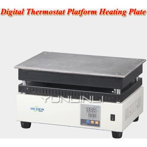 300*200mm Digital Thermostat Platform Heating Plate Electronic Plate Preheating Station Stainless Steel Preheater DB-XAB