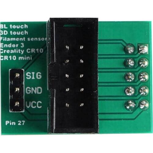 Wider Power Channel Pin 27 Board Adapter Sensor Upgrade For Creality CR-10 Ender-3 Ender 3 Pro BL-TOUCH BLTouch 3D Printer Parts