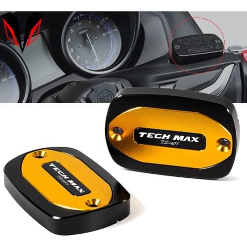 For YAMAHA Tmax 560 500 Tech Max T-MAX 530 SX DX TMAX 560 Motorcycle Accessories cnc Front Brake Oil Caps Fluid Cylinder Cover