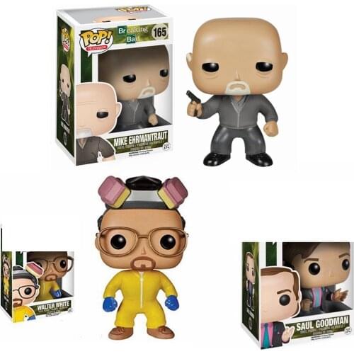 FUNKO POP Breaking Bad #160 HEISENBERG SAUL GOODMAN Walter White Vinyl Action Figures Collection Model Toys for Children Gift