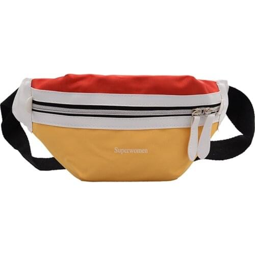 Functional Leisure Sports Waist Bags Womens Crossbite Chest Satchels Fashionable Summer Simple One Shoulder Small Handbags