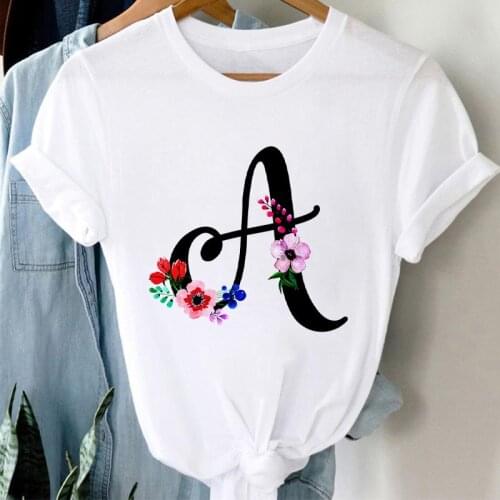 T Shirts Female New Hot Sale Women Tops Womens Clothes Ladies Tees Plus Size Cloth Casual Tshirts Printing White