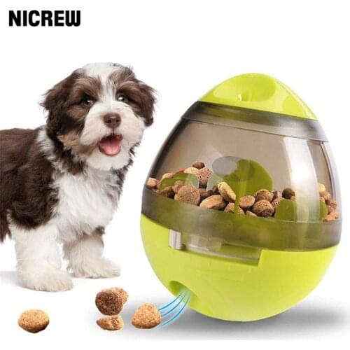 NICREW Pet Dog Toy IQ Food Ball Smarter Pet Toys Food Ball Food Dispenser For Dogs Cats Playing Training Balls Pet Supply