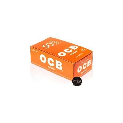 Box 50 paper OCB orange short 70 mm