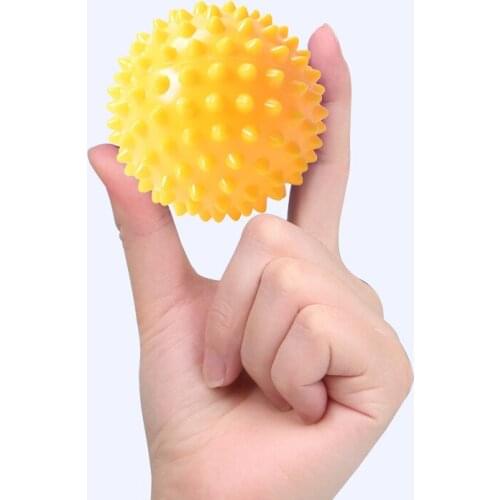 7cm Massage Ball Hand Grippper Hard Fascia Ball Palm Stimulation Rehabilitation Finger Strengthener Yoga Pilates Muscle Relax