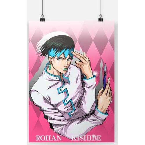Modular Wall Art Kishibe Rohan Canvas Paintings Jojo S Bizarre Picture Prints Poster Japan Anime Home Decor Living Room Frame