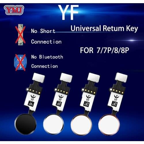 New JC Universal home button For iphone 7/7 plus/8/8 plus return button key only back function and screen shot no touch ID