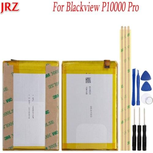 JRZ 11000mAh For Blackview P10000 Pro Backup battery For Blackview P10000 Pro phone Replacement Batteries+Tools