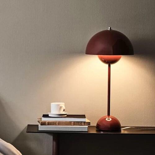 Nordic table lamp simple modern living room desk decoration Desk lamp black white Table Light bedroom bedside lamp Home Lighting