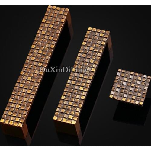 Top Designed 10PCS European Antique Kitchen Door Furniture Handles Vintage Cupboard Drawer Wardrobe Cabinet Pull Handles & Knobs