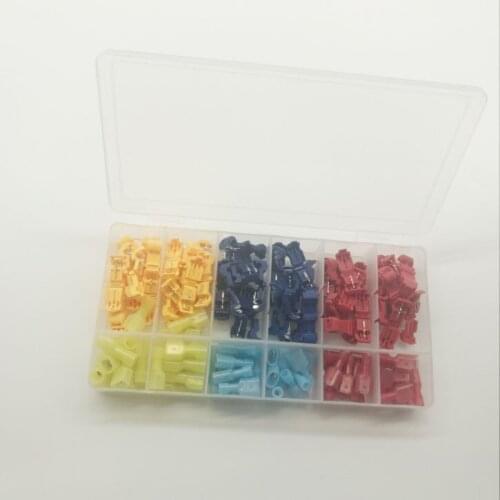 120pcs 60pairs Quickly splice connector Scotch Lock Quick Splice Wire Connectors Terminals Crimp Electrical Car Audio