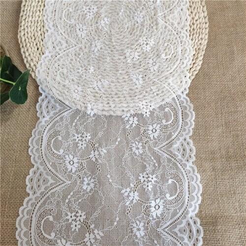 24 cm wide beautiful lace high quality lace fabric embroidery decorative lace fabriceE1944