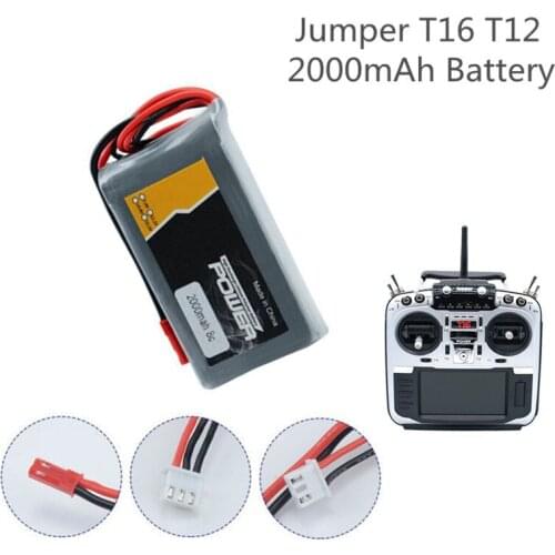 Lipo Battery for Jumper T16 T12 Open Source Multi-protocol Radio Transmitter Rc Lipo Battery 2S 7.4V 2000MAH Battery