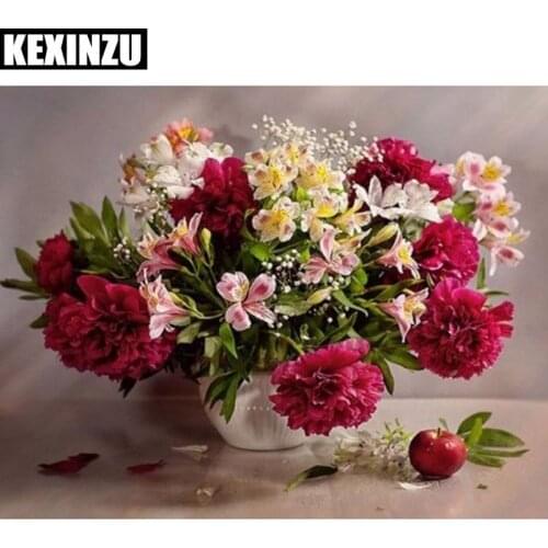 5d diy diamond painting full square/round Diamond embroidery,Bright flowers,Cross Stitch Rhinestone Mosaic Wall Sticker