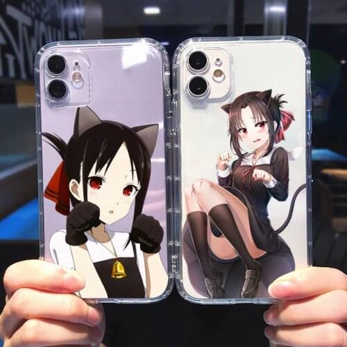 Anime Kaguya Sama Lk Phone Case For iphone 12 11 8 7 6s 6 5 5s 5c se plus mini x xs xr pro max Transparent soft