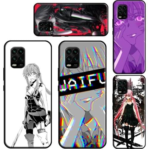 Gasai Yuno Future Diary Case For Xiaomi Mi 11 Lite 10 9 9T 10T Pro A3 11 Ultra POCO M3 X3 Pro F2 F3 Phone Fundas
